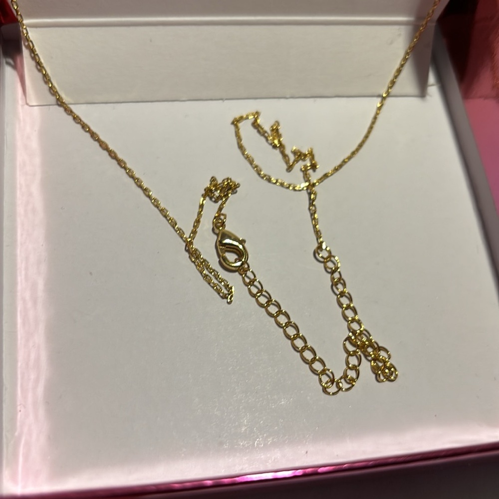A New Day 14K Gold Dipped Cubic Zirconia Open Heart Pendant Necklace - Picture 5 of 9